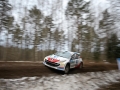 11 COSTENARO GIACOMO ITA Justin Bardini GBR Peugeot 207 Giacomo Costenaro Action during the 2015 European Rally Championship ERC Liepaja rally, from February 6 to 8th, at Liepaja, Lettonie. Photo Gregory Lenormand / DPPI