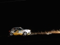 34 BERGKVIST EMIL SWE Joakim Sjoberg SWE Opel Adam ADAC Opel Rallye Junior Team Action during the 2015 European Rally Championship ERC Liepaja rally, from February 6 to 8th, at Liepaja, Lettonie. Photo Gregory Lenormand / DPPI