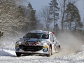 02 CONSANI ROBERT FRA Maxime Vilmot FRA Peugeot 207 Robert Consani Action during the 2015 European Rally Championship ERC Liepaja rally, from February 6 to 8th, at Liepaja, Lettonie. Photo François Flamand / DPPI