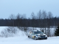 19 BUTVILAS DOMINYKAS LTU Kamil Heller POL Subaru Impreza STI Subaru Poland Rally Team Action during the 2015 European Rally Championship ERC Liepaja rally, from February 6 to 8th, at Liepaja, Lettonie. Photo Gregory Lenormand / DPPI