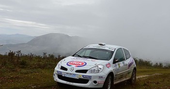 La Clio di Marchioro sugli sterrati Lucani