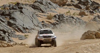 La Toyota di Al-Rajhi in azione