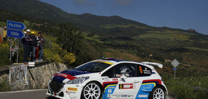 La Peugeot 208 T16 del garfagnino in azione