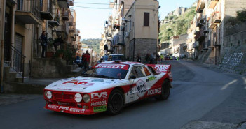 La Lancia Rally 037 sulle strade di Palermo