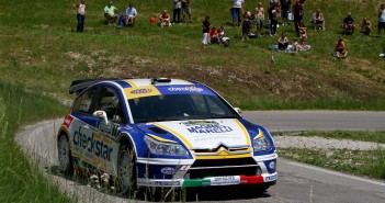 Luca Pedersoli, Matteo Romano (Citroen C4 WRC, #1);