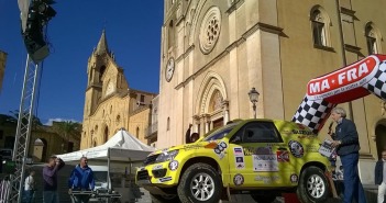 La Suzuki di Dalmazzini sulla pedana del Terra del Sole.