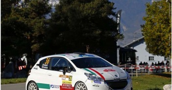 La Peugeot 208 R2 del Ligure Fabio Andolfi