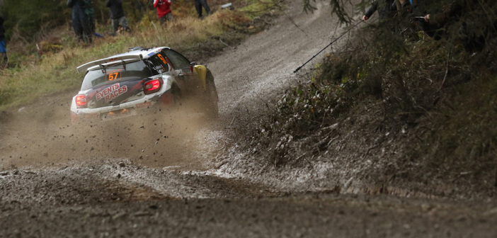 Stephane Lefebvre, campione Junior nel Mondiale e nell'Europeo, in Galles con la DS3 R5