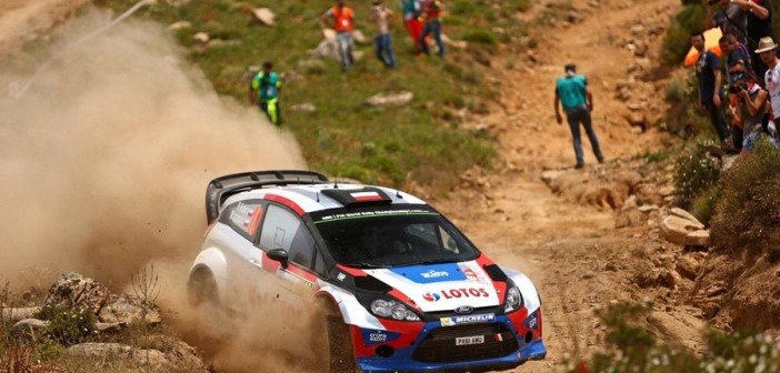 RK in azione con la Fiesta WRC