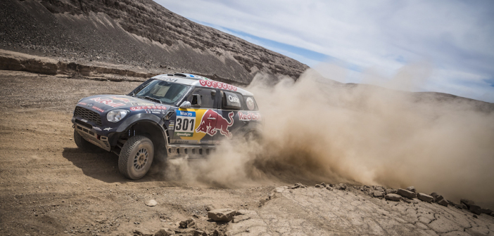 Nasser Al-Attiyah attacca sempre con la Mini all4 Racing