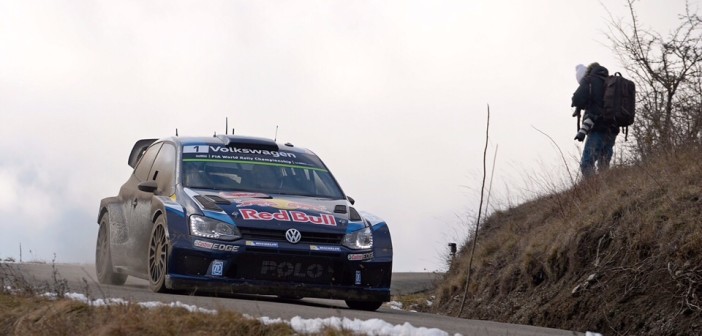 Sebastien Ogier e la Polo R WRC ancora primi a Montecarlo