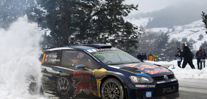 Sebastien Ogier ha vinto il duello con Loeb ed è ora ampiamente primo a Montecarlo