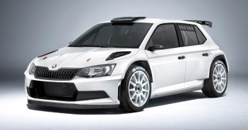 La nuova Fabia R5 senza il look zebrato.