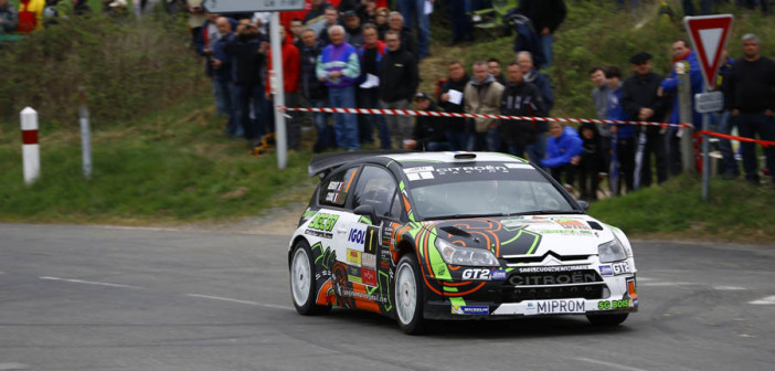 La Citroen C4 WRC di Cuoq.