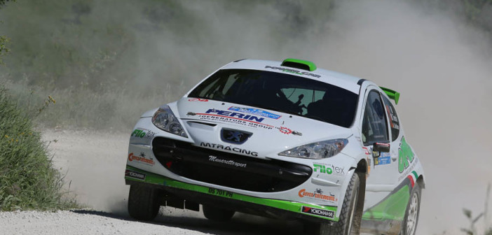 La Peugeot 207 del Trevigiano in azione.