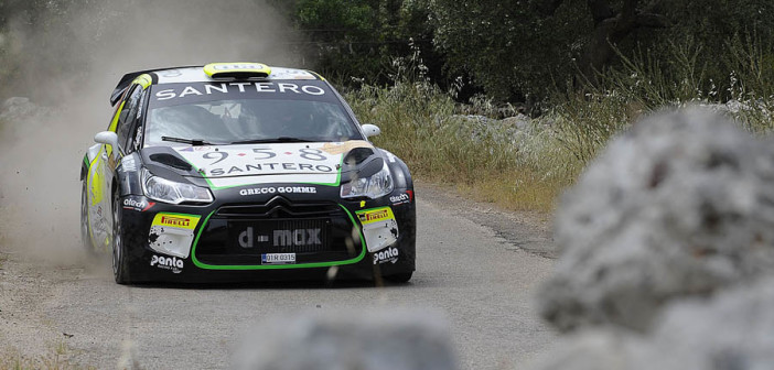 La Citroen DS3 Wrc del pilota di Santo Stefano