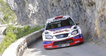 La Ford Focus WRC del libanese Roger Feghali, vincitore ad Antibes.