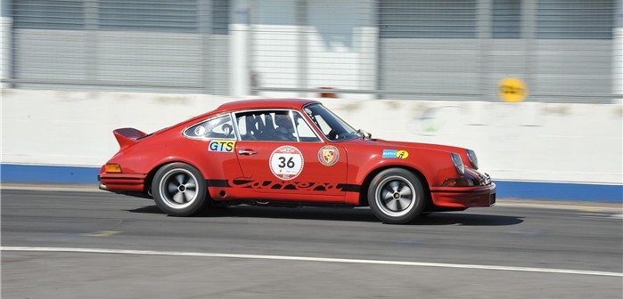 La Porsche di Denat-Remnant, vincitori della Modena 100 Ore.