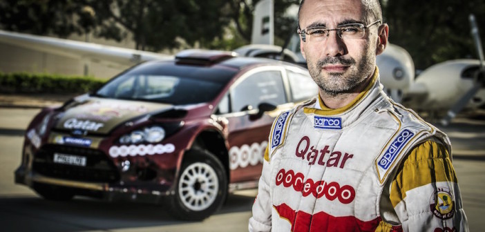 Un Giovanni Bernacchini di archivio dopo il successo nel WRC 2