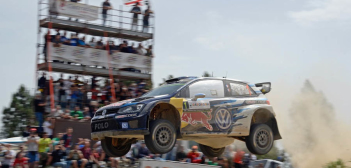 Ogier nella Jump arena del Monte Lerno