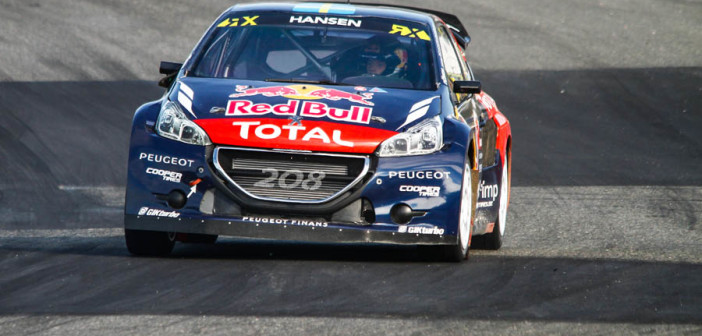 La Peugeot 208 del giovane Timmy Hansen