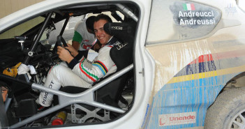 Michele nell'abitacolo della 208 T16 R5