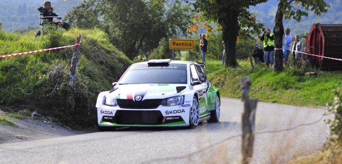 Scandola-D'Amore con una nuova Skoda Fabia R5 dominano in Slovenia.