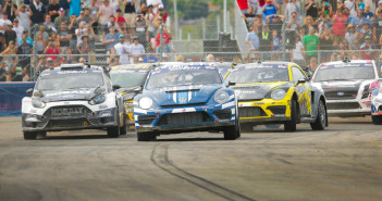 Scott Speed si mette alle spalle il gruppone del GRC