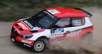 La Fabia S2000 di Tidemand in azione