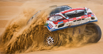 Una fase dell'ultima edizione del Silk Way Rally, disputata nel 2013.