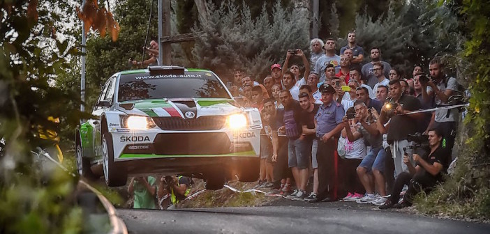 Umberto Scandola e la Skoda Fabia R5, ancora tra i favoriti della prossima stagione.