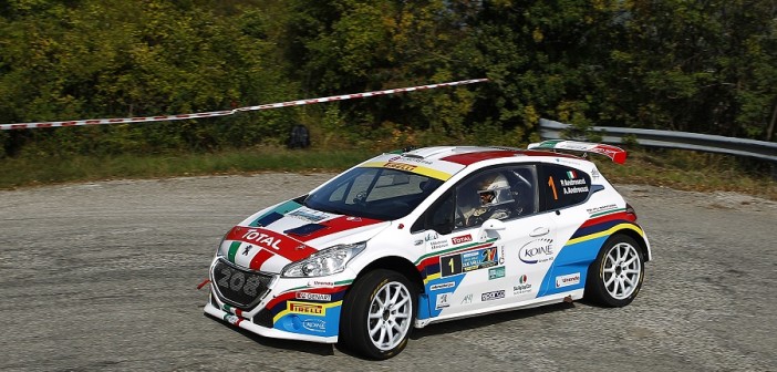 La Peugeot 208 T16 R5 di Andreucci nello shake down