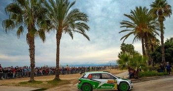 La Fabia R5 di Tidemand a Salou