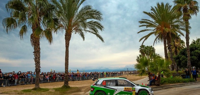 La Fabia R5 di Tidemand a Salou