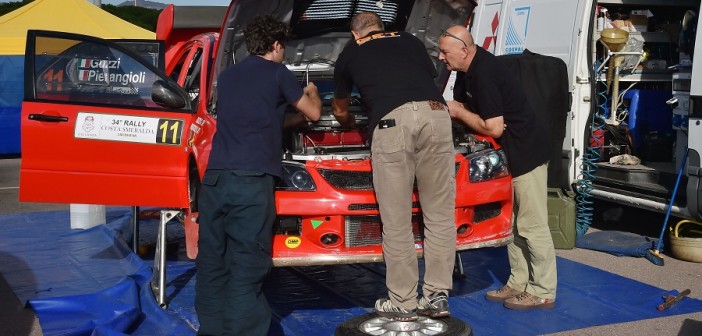 Valter Pierangioli prima di prendere il via in Costa Smeralda.