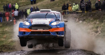 Eric Camilli in azione con la Ford Fiesta. Per lui è pronta la WRC di M-Sport.