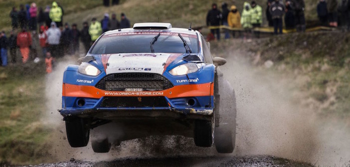 Eric Camilli in azione con la Ford Fiesta. Per lui è pronta la WRC di M-Sport.