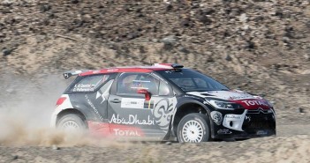 La Citroen DS3 di Al Qassimi sulle stage di Dubai