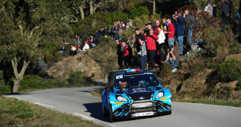 La Ford Fiesta WRC di Salanon.