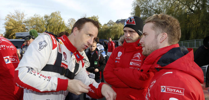 Kris Meeke impegnato in una mimica molto latina.