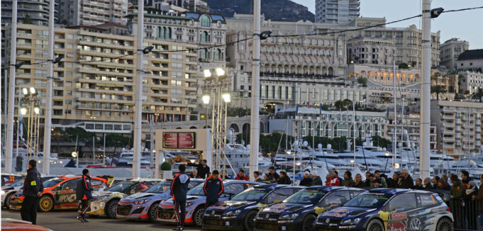 Il Parco chiuso sul porto di Montecarlo.