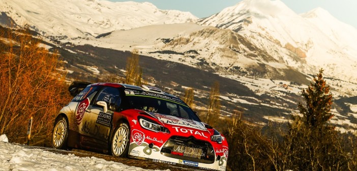 La DS3 di Kris Meeke vola sulle vette Alpine.