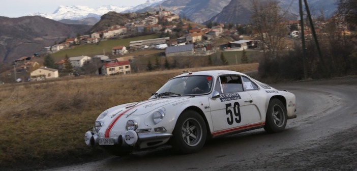 L'Alpine Renault A110 di Daniele Perfetti e Ronnie Kessel, vincitori del "monte" storico.