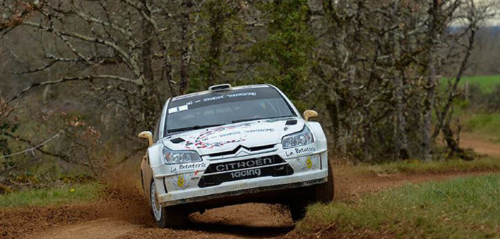 La Citroen C4 di Lefebvre in azione.