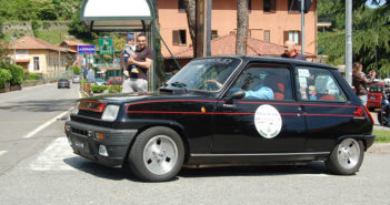 La Renault R5 Alpine del vincitore.