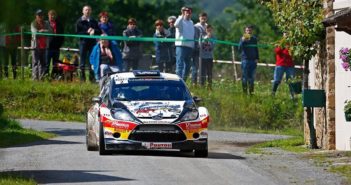 La Fiesta WRC di Brunson al Limousin.