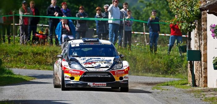 La Fiesta WRC di Brunson al Limousin.