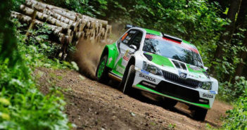 Lappi al volante della Fabia R5 in Polonia.