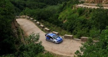 La Golf WRC di Atkinson in azione nel 2015 sulle speciali di Huairou