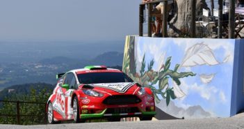 La Fiesta R5 del Giando sulle strade del Friuli.